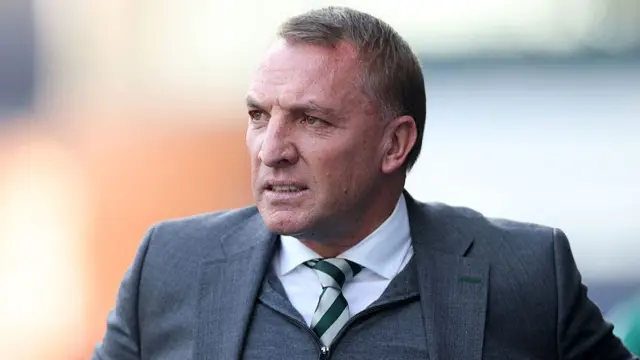Brendan Rodgers looking frustrated