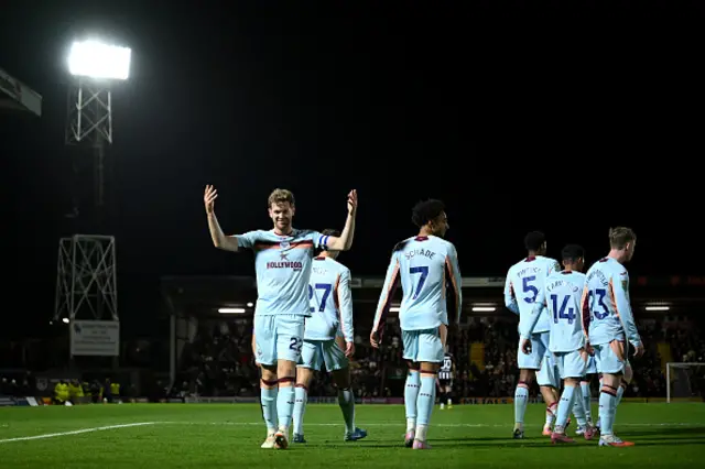 Nathan Collins of Brentford celebrates