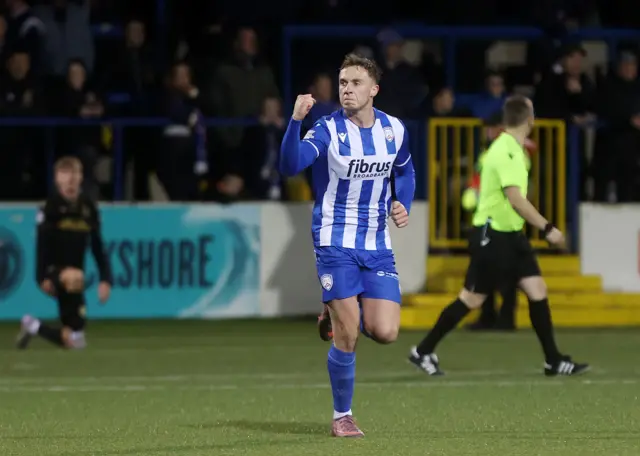 Matthew Shevlin celebrates