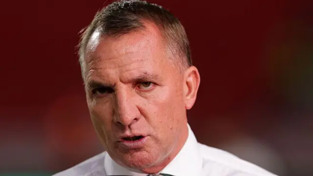 Brendan Rodgers in a post-match interview