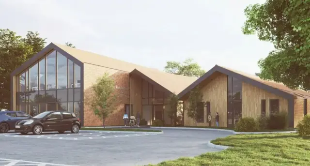 A rendering of the Rob Burrow Centre for Motor Nuerone Disease