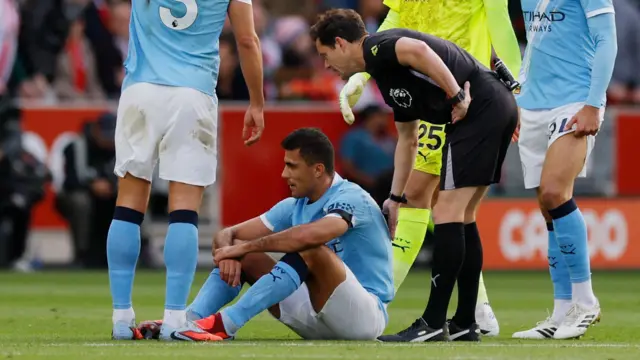 Rodri suffers injury