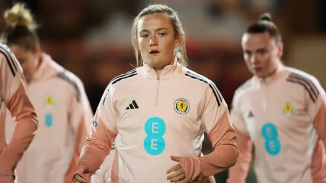Erin Cuthbert starts for Scotland tonight