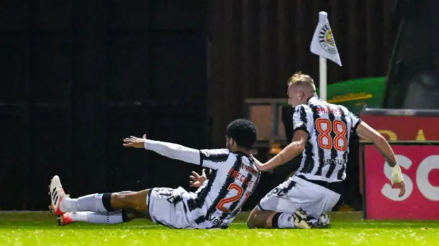 Freckleton gives St Mirren the lead