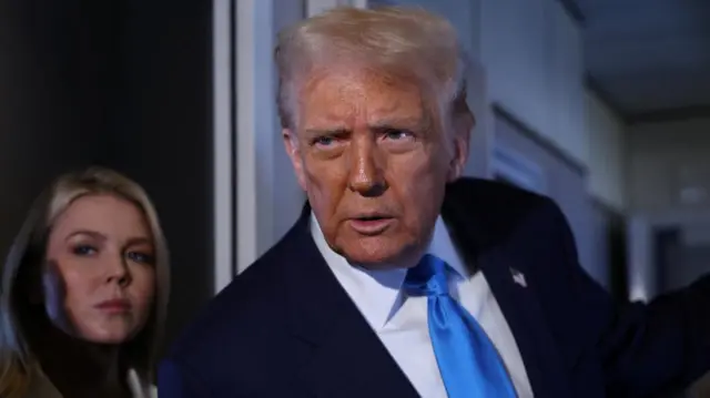 Trump on Air Force One