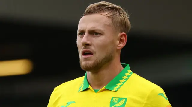 Harry Darling playing for Norwich