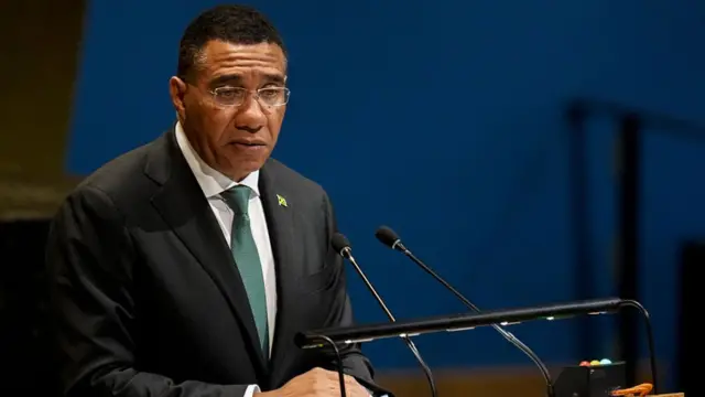 Jamaican PM Andrew Holness