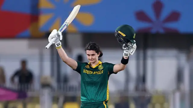 Laura Wolvaardt of South Africa