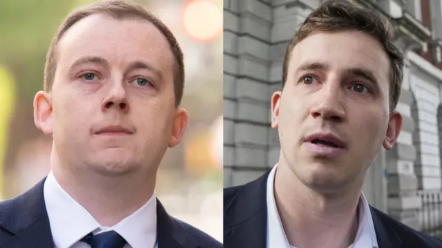 Christopher Berry (left) and former parliamentary researcher Christopher Cash