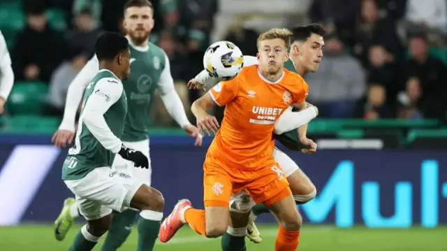 Hibernian v Rangers graphic