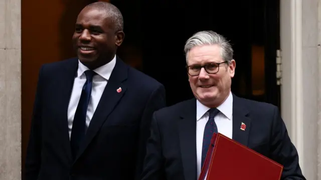 Justice Secretary David Lammy and Prime Minister Sir Keir Starmer