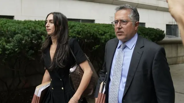 Teny Geragos (left) and Marc Agnifilo