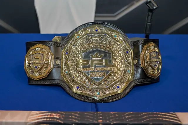 PFL lightweight world title belt