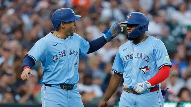 George Springer and Vladimir Guerrero Jr.