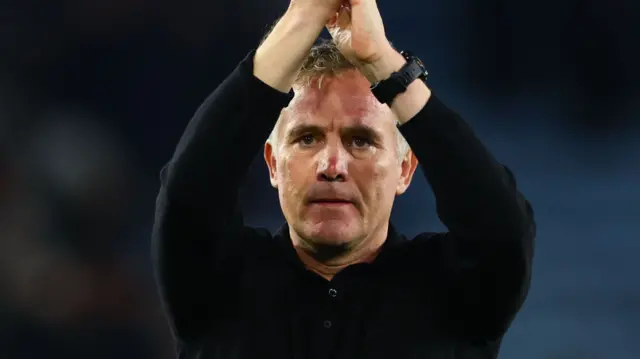 Phil Parkinson applauds