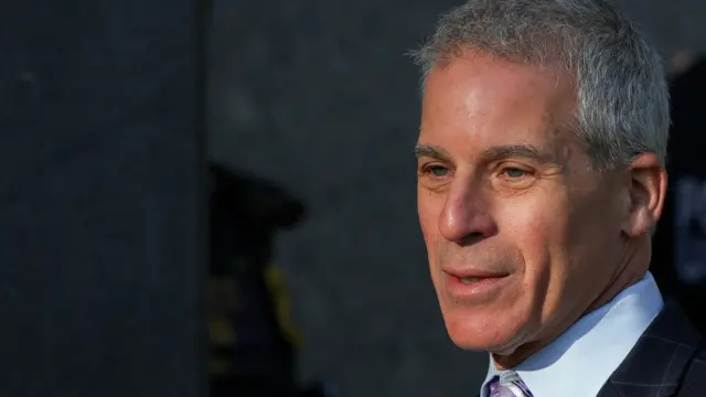 Lawyer Brian Steel arrives at court for the sentencing hearing of Sean "Diddy" Combs