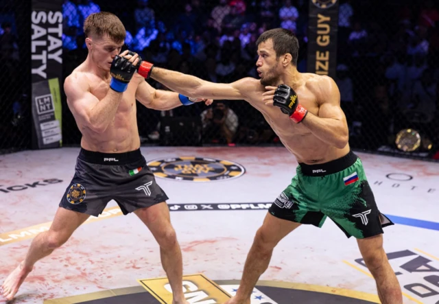 Nurmagomedov throws a jab at Hughes