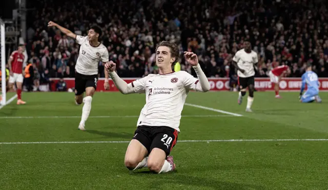 Midtjylland score against Forest
