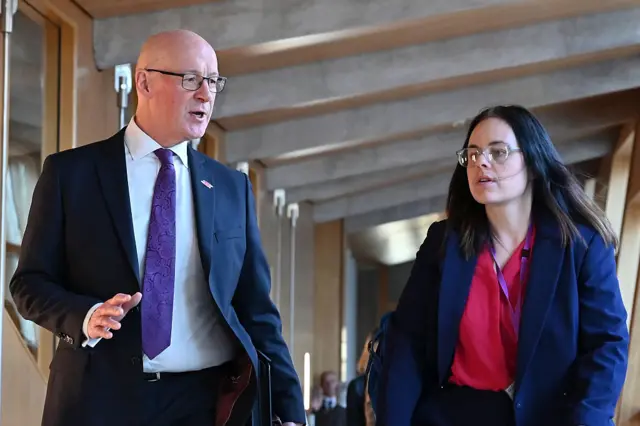 John Swinney and Kate Forbes