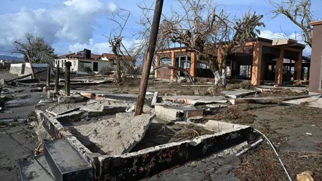 Devastation in Jamaica after Hurricane Melissa