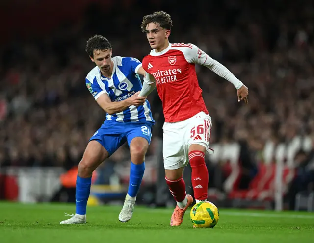 Max Dowman playing for Arsenal