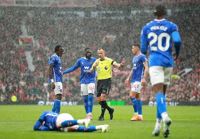 Bertrand Traore on the floor
