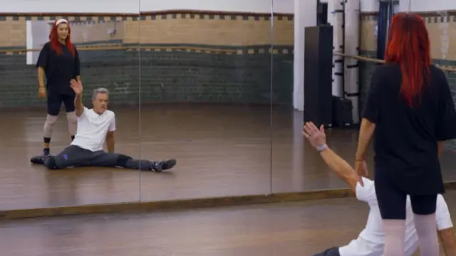 Stefan Dennis and Dianne Buswell
