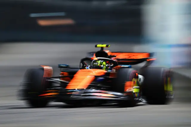 Lando Norris in Singapore