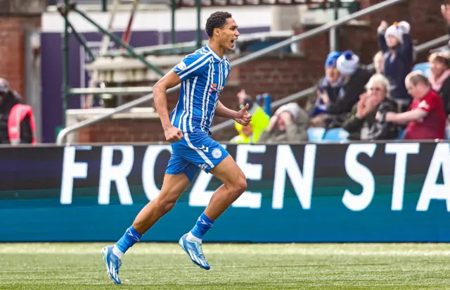 Marcus Dackers made it 2-0 to Kilmarnock