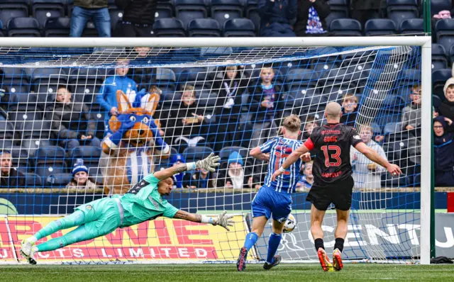 David Watson fires Kilmarnock into the lead