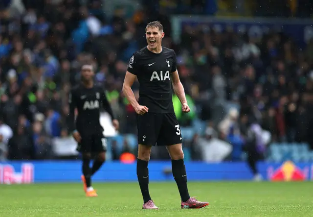 Micky van de Ven of Tottenham Hotspur