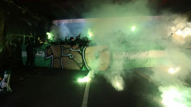 Hibs fans
