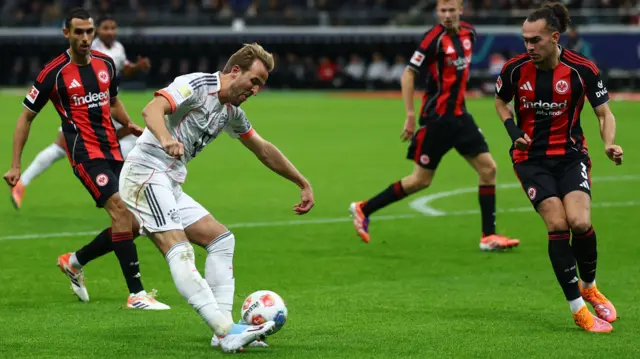 Bayern Munich's Harry Kane in action