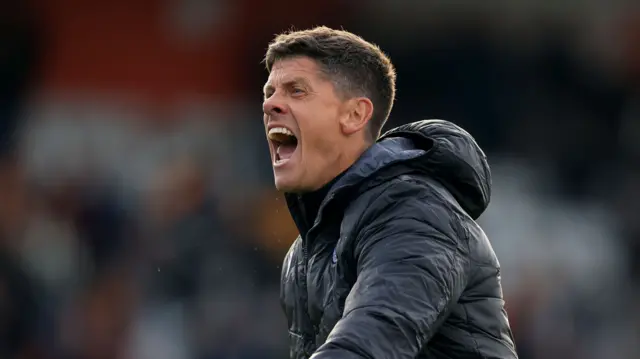 Alex Revell celebrates his side's win