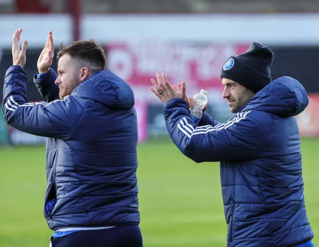 Interim managers Niall Quinn and Davy McDaid