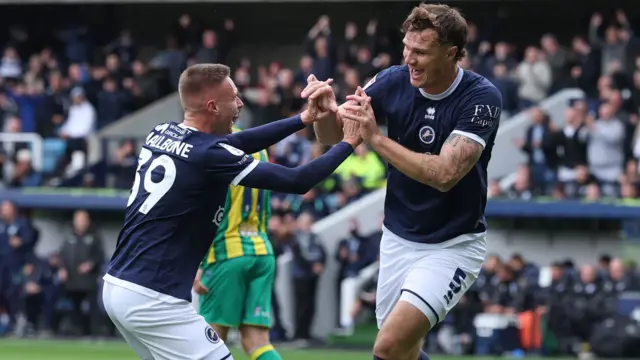Millwall celebrate