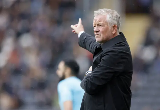 Sheffield United manager Chris Wilder