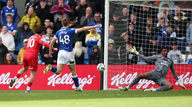 Leyton Orient score against Cardiff