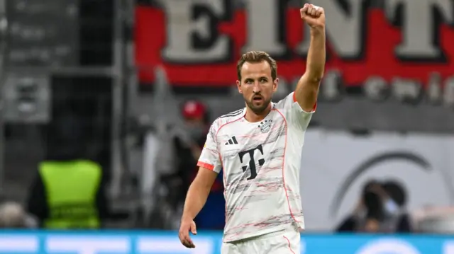 Harry Kane celebrates