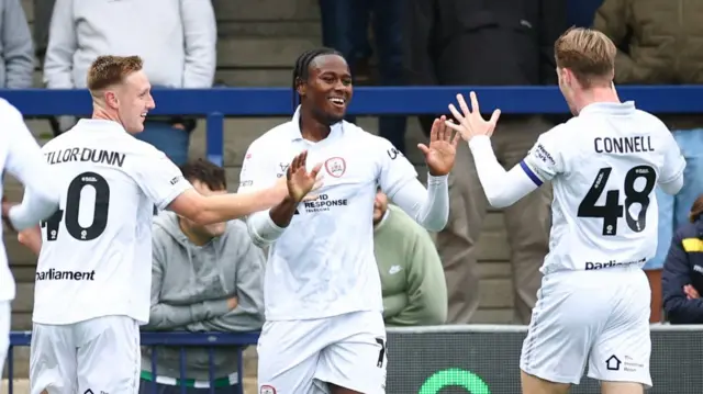 Reyes Cleary celebrating a goal
