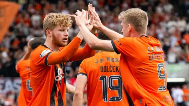 Dundee United have scored 11 goals from six league games