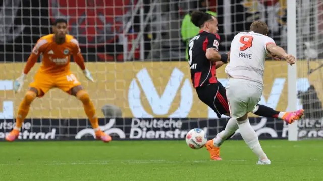 Harry Kane scores his team's second goal