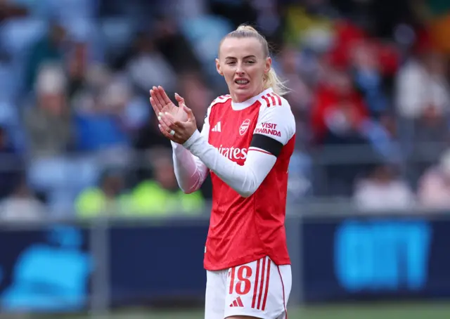 Arsenal's Chloe Kelly during the match