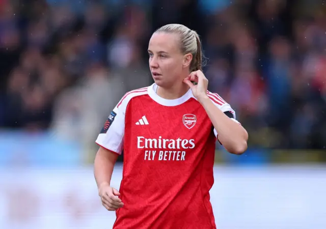 Arsenal's Beth Mead during the match