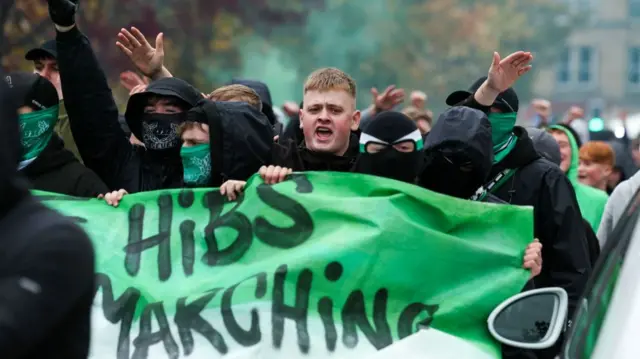 Hibs fans