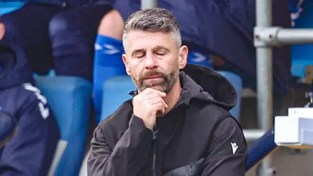One of those days for Buddies boss Stephen Robinson...
