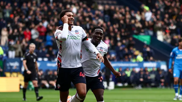 Mason Burstow scores for Bolton