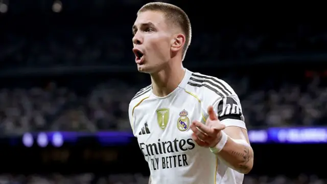 Franco Mastantuono of Real Madrid