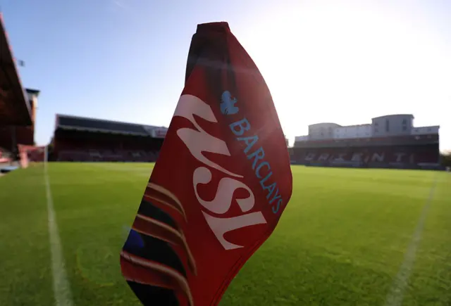 WSL branded corner flag