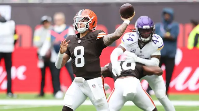 Dillon Gabriel of the Cleveland Browns in the NFL